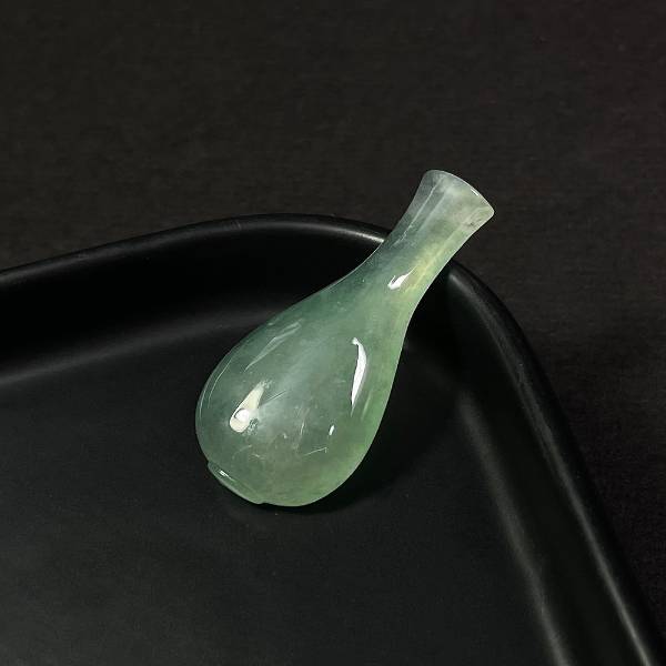 冰種滿綠翡翠玉墜 寶瓶 (復興)(超值商品)
